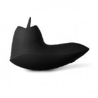 Vibrator with Tongue 12 Speeds Silicone Rechargeable BLACK